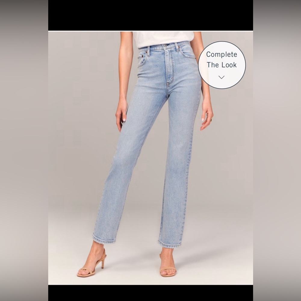 The Ankle Straight Ultra High Rise